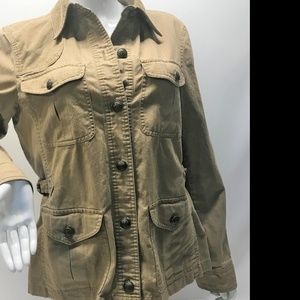 Ralph Lauren Tan Corduroy/ Cotton Jacket Size 12